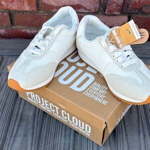 Project Cloud Women's Cream Mesh Sneakers